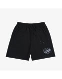 mens pleasures x shorty's heart sport shorts (black) soldes