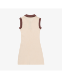 womens honor the gift ribbed tennis dress (cream) Paris Déstockage Promo