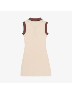 womens honor the gift ribbed tennis dress (cream) Paris Déstockage Promo