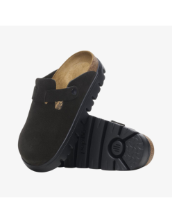 womens birkenstock boston chunky (black) 50-70% off 