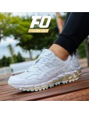 Men's Asics Gel-Nandi 360 'White/White' (White/Pure Gold) Les magasins à Paris