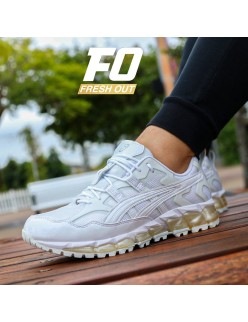 Men's Asics Gel-Nandi 360 'White/White' (White/Pure Gold) Les magasins à Paris