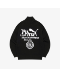 mens puma x lmc full zip jacket (black) à prix réduit toute l'année