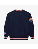 mens mitchell and ness houston astros classic v-neck pullover (navy/orange) Fin de série