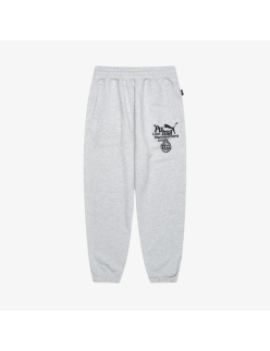 mens puma x lmc sweatpants (light heather grey) 2024