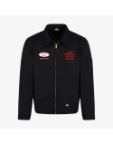 mens dickies x pg auto club work jacket "parts & service" (black) Dans la société mordern