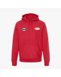 mens pg auto club pullover hoodie "flag" (red) pas cher