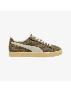 mens puma clyde x harris tweed (chamomile/sugared almond) acheter