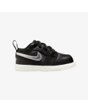 toddler jordan 1 low alt se (black/metallic silver) de l' environnement