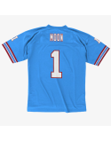 mens mitchell and ness warren moon jersey (blue) france