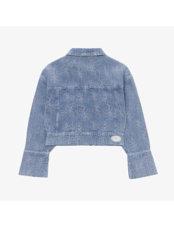 womens honor the gift cropped denim jacket (blue) Découvrez la collection