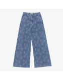 womens honor the gift wide leg flower pant (blue) du meilleur 