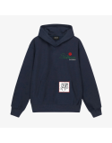 mens pas de mer sartoria hoodie (navy) 2 - 3 jours ouvrés.