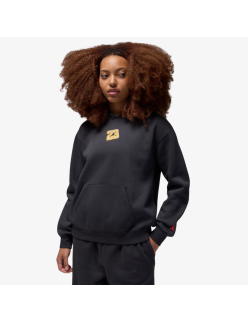 womens jordan brooklyn fleece hoodie (black) Faites des économies