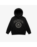 kids premiumgoods. hoodie “crest” (black) le des métaux précieux