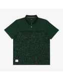 mens malbon x keith haring printed polo (green) meilleur choix