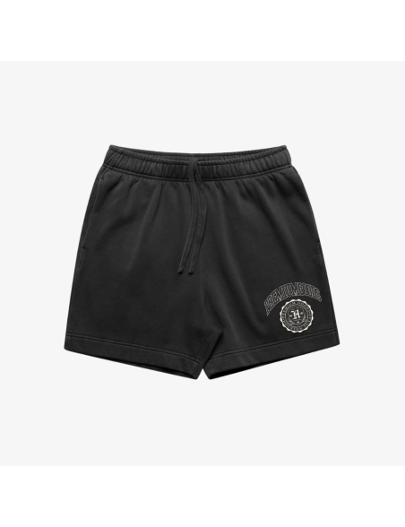 mens premiumgoods. faded sweat shorts “crest” (graphite) rembourrage situé sous