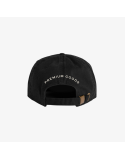 mens premiumgoods. strap back cap “crest” (black) du meilleur 