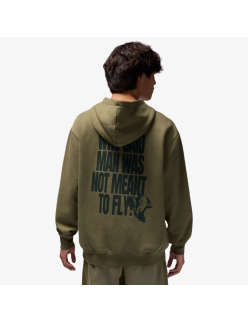 mens jordan brooklyn fleece hoodie (olive) prix