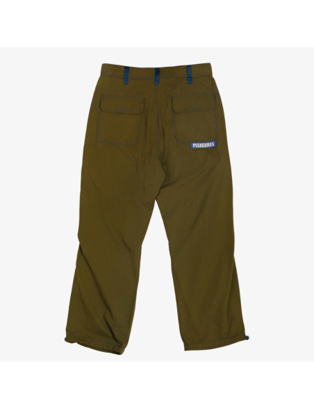 mens pleasures public utility pants (olive) de pas cher