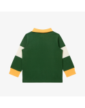 kids billionaire boys club kauboi l/s polo (green/yellow) de l' environnement