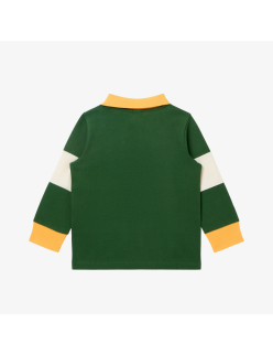 kids billionaire boys club kauboi l/s polo (green/yellow) de l' environnement