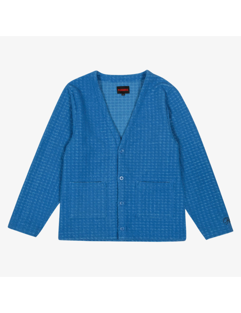 mens pleasures boredom cardigan (blue) pas cher chine