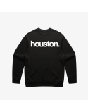 mens premiumgoods. houston. crewneck (black/white) destockage