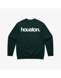 mens premiumgoods. houston. crewneck (pine green) est présent 