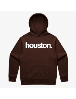 mens premiumgoods. houston. pullover hoodie (chestnut/white) Dans la société mordern