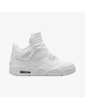 womens jordan 4 net (white/metallic gold) vous aussi creer 