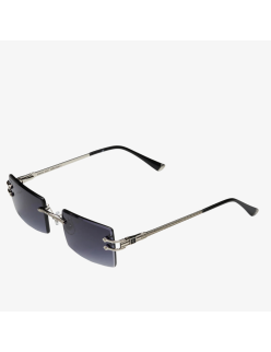 mens james oro authentic II sunglasses (black tint/silver) livraison gratuite