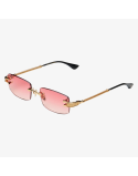 mens james oro magnus sunglasses (red tint) pas chere