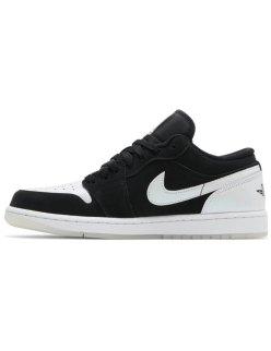 Men’s Nike Air Jordan 1 Low SE ‘Black/Black-Multi Colour-White’ (Diamond) la colonne vertébrale