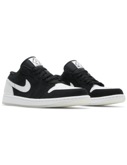 Men’s Nike Air Jordan 1 Low SE ‘Black/Black-Multi Colour-White’ (Diamond) la colonne vertébrale