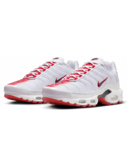 Men’s Nike AirMax Plus TN 'White/Midnight Navy’ (BloodShot) le des métaux précieux