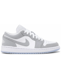 Women’s Nike Air Jordan 1 Low ‘White/Wolf Grey-Aluminum’ (Wolf Grey) shop