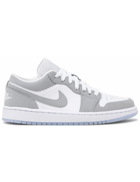 Women’s Nike Air Jordan 1 Low ‘White/Wolf Grey-Aluminum’ (Wolf Grey) shop