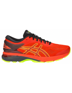 Men’s Asics Gel-Kayano 25 'Cherry Tomato/Safety Yellow' JUSQU'A -70%! 